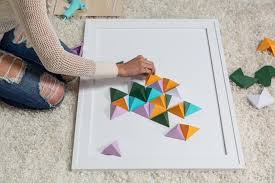 Diy 3d Artwork Wow Cricut Origami Wall Art Paper Wall Art Diy Paper Wall Art