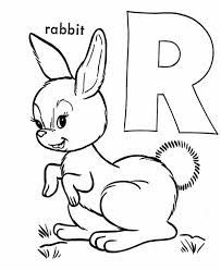 Select from 35655 printable crafts of cartoons, nature, animals, bible and many more. Letter R Is For Rabbit Coloring Page Rabbit Coloring Pages Rabbit Coloring Letter R Coloring Page