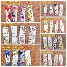 For more information and source, see on this link : 4pcs Set Bookmark Penanda Buku Kata Kata Hikmah Motivational Quotes Shopee Malaysia