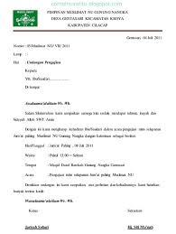 Secara sederhana itulah definisi dari surat resmi. Contoh Surat Undangan Desa Yang Benar Sample Surat Undangan