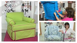 I have since personally switched to beige slipcovers and they seem much easier to keep looking nice. Learn To Sew Your Own Diy Slipcover Kim S Upholstery