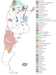 Mapa De Pueblos Originarios Cartografia Elaborada En La Direccion De Desarrollo Comunitario Del Instituto Nacio Comunidades Indigenas Mapa De Argentina Mapas