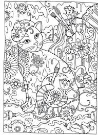 See more ideas about adult coloring pages, coloring pages, adult coloring. Cats Adult Coloring