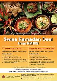 If you are looking for places to break fast in singapore, in a very unique buka puasa buffet environment, here is a list of places you should try 2 Days 1 Night Ramadan Stay Package Swiss Garden Beach Resort Kuantan