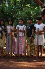 Argentina is a large country in the southern part of south america. El Pueblo Guarani Educ Ar