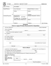 Filing your own divorce papers should only. Missouri Subpoena Fill Out And Sign Printable Pdf Template Signnow