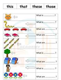 Grade 1 English Grammar Worksheet This That These And Those In 2020 English Grammar Worksheets Grammar Worksheets 1st Grade Worksheets