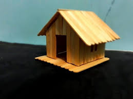 Miniatur rumah minimalis dari kayu rumah bojo via rumahbojo.blogspot.com. Cara Simpel Membuat Miniatur Rumah Sederhana Dari Stik Es Krim Youtube
