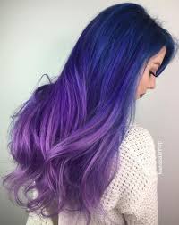 This ombre is a unique blend of colors. 35 Blue And Purple Hair Color Ideas