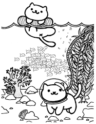 Color individual pages or download a bunch to make your own coloring book. Neko Coloring Pages Coloring Home