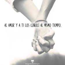 Imagen De Manos Juntas Y Frase Al Amor Y A Ti Los Conoci Al Mismo Tiempo Frases De Amor Imagenes De Enamorados Y Frases