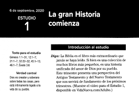 Moisés escribió los primeros cinco libros de la biblia. 1 La Gran Historia Comienza Leccion Para Escuela Dominical En Pdf Asambleas De Dios Ciudadanos Por Mexico