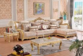 Lorenzo Rich Gold Fabric Removable Back 3pc Sectional Furniture Furniture Sofa Set Meridian Furniture