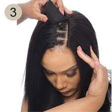 If you're not able or interested in going to a salon to have your weave done turn your closure piece back over so that the weft is exposed, and insert your needle and thread through it to tie your regular double knot. Lace Front Black Wig Full Wigs Lace Hair Cheap 100 Lace Hair Full Lace Dianawigs Weave Hairstyles Human Hair Wigs Hair Styles