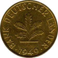 10 pfennig bank deutscher länder 1949 f in sehr schön. Munze 10 Pfennig D F G J Deutschland Bundesrepublik 1949 Bank Deutscher Lander Wcc Km103