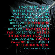 Falling stars repeat is 20.5 inches. Keep Holding On By Falling In Reverse Cool Lyrics Music Quotes Lyrics Falling In Reverse