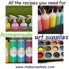 Homemade Arts And Craft Supplies And Recipes Make Create Do Arts And Crafts Supplies Homemade Art Crafts