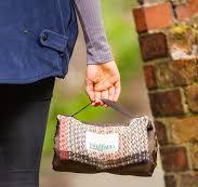 Recycled Wool Tweed Mini Picnic Blanket - Walkers & Rain Protection