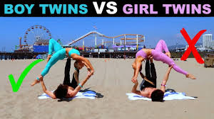 We are twin acrobats, dancers & youtubers from australia! Twin Boys Vs Twin Girls Extreme Yoga Challenge Youtube