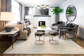 While rustic beams and shiplapped walls are to be expected in a farmhouse setting, a more modern accent table and chair give the space a fresh twist. Did You See Our Furniture On Hgtv S Property Brothers 6 Nashville Home Renovation Episo Hgtv Living Room Property Brothers Living Room Hgtv Living Room Design