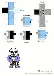 Papercraft Sans Undertale Paper Crafts Paper Crafts Diy Kids Undertale