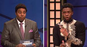 But instead of choosing a beloved black actor/broadcaster who fans were campaigning to see, sony picked. Chadwick Boseman S Black Panther Showed Up On Snl S Black Jeopardy And It Was Brilliant The Washington Post