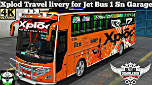 Yellow and pink livery to indicate ladies special 'tejaswini' buses. Download Xplod Travel Livery For Jet Bus 1 For Bussid Game By Sn Garage Kerala Tourist Bus Youtube
