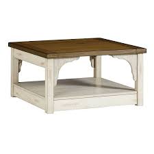 Maybe you would like to learn more about one of these? Mary White And Natural Wooden Square Coffee Table Kirklands
