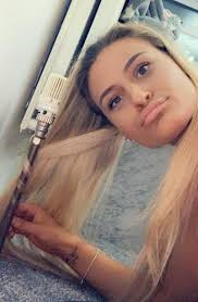 Woman uses hot radiator to curl hair after losing curling iron