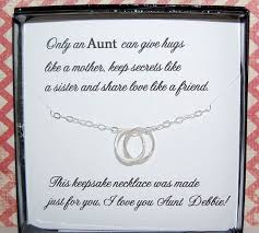 Aunt Necklace Christmas Gift For Aunt Gift From Niece Or Etsy Aunt Gifts Christmas Gifts For Aunts Aunt Necklace