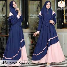 Model baju muslim mempunyai banyak variasi mulai dari bentuk, desain, bahan, ukuran, dan sebagainya. Mozza Syari Ep Baju Muslim Maxi Lebaran Wanita Gamis Fashion Muslimah Terbaru Kekinian Termurah Desain Baju Syari Terbaru Diary Hijaber