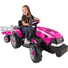4.4 out of 5 stars: Case Ih Magnum Tractor And Trailer Girls 12 Volt Battery Powered Ride On Pink Tractors For Kids Ride On Toys Power Wheels