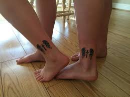 Matching Tattoos For Loved Ones In Heaven Sandersnicole Matchingtattoos Bestfriends Cousins Wings Cross Matching Tattoos Tattoos Print Tattoos