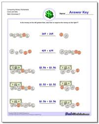 Our grade 1 money worksheets help students identify and count common coins. Comparing Money Worksheets Grade Bills And Coins V3 Learning Math From The Beginning Hard Money Worksheets Grade 3 Worksheets Commathgames 3 Number Addition Math 8 Algebra Grade 9 Questions Mathematics Tutorial Software Printable Worksheets