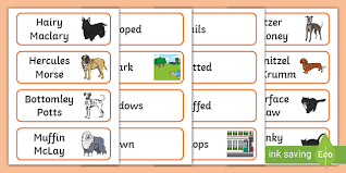 Pictures of hairy maclary coloring pages and many more. Word Cards To Support Teaching On Hairy Maclary