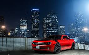 Hd Wallpaper Chevrolet Camaro Velgen Wheels Red Ford Mustang Cars Wallpaper Flare