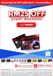 Apply for a credit card by comparing the best credit cards online at hdfc bank. Shopee X Public Bank Promotion Mypromo My