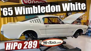 Image result for Wimbledon White 1965 Mustang