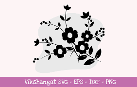 Download Flowers Silhouette 1 Graphic By Vikshangat Creative Fabrica PSD Mockup Templates