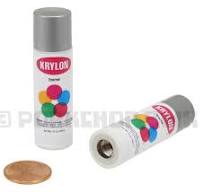 Willinois Bicycle Tire Valve Caps (PAIR) - KRYLON SPRAY PAINT - SILVER