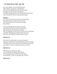 2 To The 1 To The 1 To The 3 Lyrics Meme Cloze Song Activity Le Sens De La Vie By Tal Cloze Activity Songs French Songs