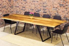 Colton Extendable Solid Acacia Wood Dining Table 200 Cm 280 Cm 7 Wazo Furniture Dining Table Wood Dining Table Natural Wood Table