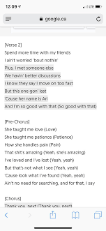 Requested tracks are not available in your region. Michelle Treacy On Twitter The Lyrics Ariana Grande Just Released Have Me Like Sis Thanks For Saying Everything I Wanted To Say Finally Realizing How Good You Are Feels Good Grateful And