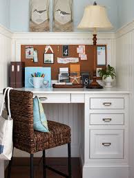Wallpaper isn't for the walls. Small Space Home Offices Storage Decor Better Homes Gardens