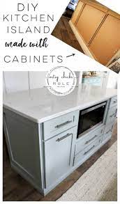 Diy Kitchen Island Makeover Made With Big Box Store Cabinets Artsy Chicks Rule Diy Kitchen Island Diy Kitchen Kitchen Island