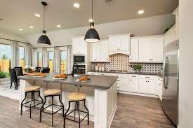If the living room and kitchen are in one room, they bring a sense of space, but you need to set the whole area so that one of the two rooms without losing their personality. Latest Flooring Trends Hardwood Tile Kitchen Living Room