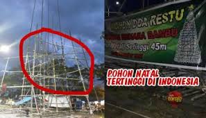 Didihkan air dan pewarna, lalu masukkan kulit jagung agar warna ternyata boneka dari kulit jagung juga tidak kalah menariknya dengan miniatur dari bambu. Foto Replika Pohon Natal Bambu Di Toraja Catat Rekor Pohon Natal Tertinggi Muri Infotoraja Com