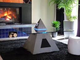 A Very Unusual Pyramid Shape Horus Multimedia Coffee Table Which Doubles As A Dock Speake Creative Coffee Table Modern Glass Coffee Table Stylish Coffee Table