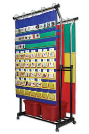 Double Pocket Chart Stand
