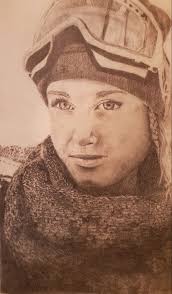 Did this drawing of a client's mom late last year. Her memorial is coming  up this July and this being the only frame of hers will be